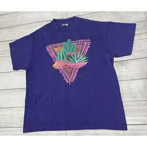 Vintage Nathan Richards T-Shirt XL Santa Fe New Mexico 3D 1992 Single Stitch